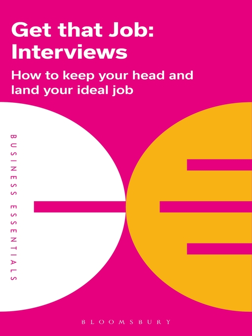 Title details for Get That Job by Bloomsbury Publishing - Available